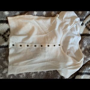 white american eagle button down tee!